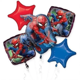 Sada foliových balonků Spiderman - 5 ks