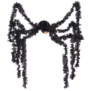 Halloweenská závěsná dekorace pavouk 75 cm