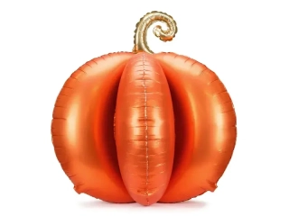 Stojící foliový balónek 3D oranžová dýně 90 cm
